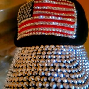Usa Rhinestone  baseball cap
